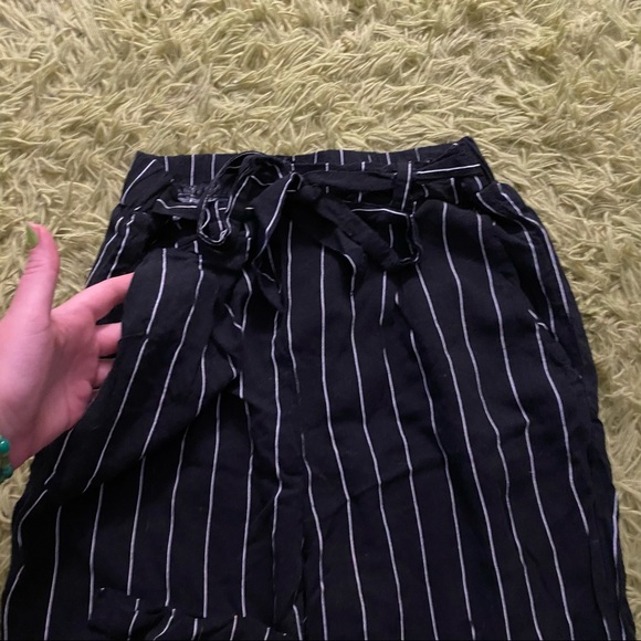 high waisted striped pants - Picture 3 of 3